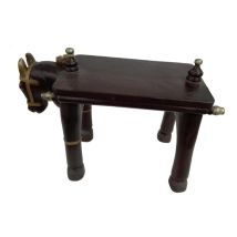 Taburete Caballo Madera 60x27x40cm Vb46