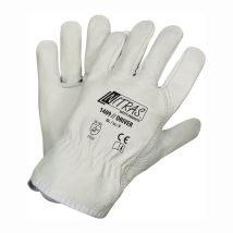 Guanti Driver Taglia 9 Pelle Bovina Pieno Fiore Grigia En 388 Psa Ii Nitras Per 12)