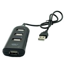 Hub Usb 2.0 À 4 Ports Noir