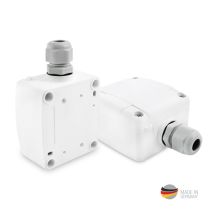 Aussentemperaturfühler – PT1000, NTC5K, NTC10K – IP65 – -50 bis +90°C – Polyamid – 66 x 60 x 39 mm