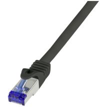 Logilink C6a103s Rj45 Cat 6a S/ftp 15.00 M Schwarz 1 St.