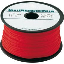 Cordel De Albañil, Polietileno, Color : Verde, Largo 50 M, Resistencia Mecánico Apro. 30,0 Kg, Ø : 1,7 Mm