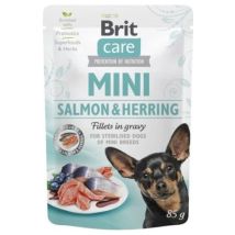 Brit Care Dog Mini Saszetka 85g - Lachs Und Hering Sterilisiert 85g