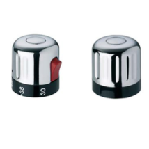 Poignée De Rechange Pour Mitigeurs Thermostatiques Vcm+vcr Chromé