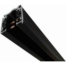 Binario Elettrico Trifase Molto-luce Alluminio Nero 200 Cm