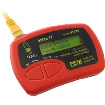 Netzwerk Kabeltester Utp Für Rj45 Stecker Geeignet Für Cat5 Cat6 Kabel Mit Minianschlüssen Für Enge Stellen Ersatzbatterie Und Anleitung Mit Ethernet 