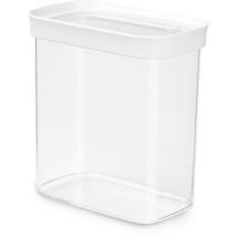 Optima Vorratsdose – Trockenvorratsbehälter – 17,5 cm – 9,9 cm – 16 cm – transparent / weiß