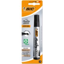 Bic Marking 2300 Ecolutions Permanentmarker Schwarze Keilspitze Blister 1 Stück