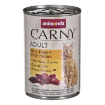 Animonda Carny Adult - Rind, Huhn, Ente - Nassfutter Für Ausgewachsene Katzen 400g