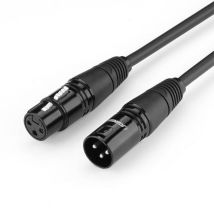 Cavo Audio Prolunga Microfono Ugreen Xlr Maschio Femmina 3 M - Nero