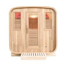 Sauna A Vapore 6 Posti Da Esterno Gaia Nova Épicéa Con Cromoterapia