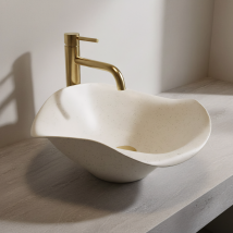 Vasque À Poser Rea Hm-35b Beige Handmade Art