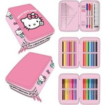 Plumier Con Accesorios Giotto Hello Kitty