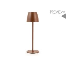 Lampara Led Recargable Eureka Cobre 38 Cm