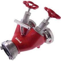 Distributore C-52 con chiusura e raccordi Storz – Pressione nominale 16 bar – Metallo