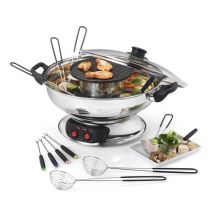 Set Fondue 1950w 6 Tenedores - Kcpfondasia - Kitchen Chef -