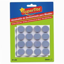 Pattini Adesivi Rotondi Da 20 Mm - Confezione Da 32 Pezzi