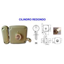 Cerradura 8125-100 Hp Sobreponer Izqda. C-redondo 50 Mm - Avl