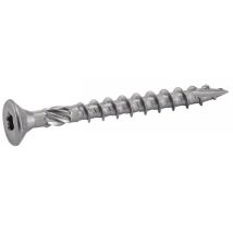 Weiche Holzschraube Mit Senkkopf Und Sechskant - Edelstahl A2 6x120/50 Mm - 100 Stück In Der Packung