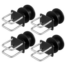 Schiebetor-set 150x293,6mm, Rolltor-hardware-set Mit H-förmiger Radnut Für Freitragende Schiebetore Und Rolltüren, Schiebetorrollen Mit 4 