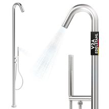 Außendusche Gartendusche V2a Edelstahl Pooldusche Garten Mit Handbrause Dusche Für Sauna