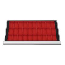 Ws24 Schubladeneinteilung Kleinteilekästen Blh 100 Mm Innenmaß 800 X 450 Mm - Ws24-100297