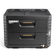 Caja De Herramientas De 2 Cajones Con Cierre, Stacktech, 53 X 40,5 X 39,5 Cm