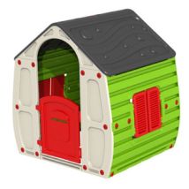 Spielhaus aus Harz für Kinder – 102 cm x 90 cm x 109 cm – Gartenspielzeug