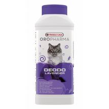 Desodorante para arenero de gatos Oropharma Lavanda 750 g – Neutraliza olores – Perfume floral – Apto para 20 kg de arena