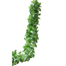 Lot De 2 Guirlandes De Lierre Artificielles, Guirlande Décorative De Lierre