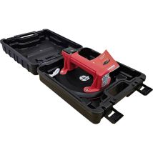 Heicko Ph618a Ventosa A 1 Testa Con Pompa A Vuoto Elettrica Integrata E Indicatore Del Vuoto, Incl. Custodia, Ø 200 Mm