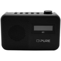 Elan One2 Radio Portátil Dab+/fm Con Bluetooth 5.1 (pantalla Lcd, 10 Botones De Memoria, Funciona Con 4 Pilas Aa) Negro Carbón - Pure