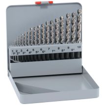 Maykestag Spiralbohrer-Satz D338 HSSE 25-teilig 1-13mm – HSS Co5 – Zylinderschaft – 130° Spitzenwinkel – 35° Spiralwinkel