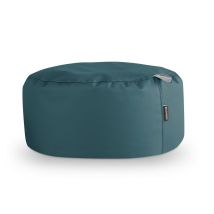 Puff Redondo Polipiel Indoor Glaciar – 65 cm x 65 cm x 35 cm – Happers