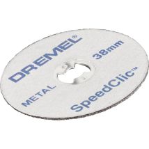 Dremel Sc456 2615s456jc Disco Di Taglio Dritto 38 Mm 5 Pz. Metallo