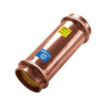 Frabo 22mm Schiebemuffe I/I Kombifitting – Kupfer – DVGW-zugelassen – Hochwertige Verbindungslösung für Gas, Wasser, Heizung