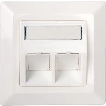 Schwaiger Caja De Conexión Keystone Blanca 2 Módulos