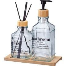 Set De Baño Vidrio 3 Piezas