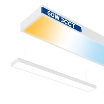 Réglette Linéaire Led 60w Fortis - 118cm - Blanc - 3cct (3000k-4000k-6400k) - Ultra Puissante 4800lm - Horoz Electric