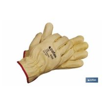 Guante Impermeable De Piel De Vaca En Grano Talla 9