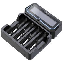 Xtar X4 Caricabatterie Universale Liion, Nicd, Nimh 12650, 13500, 13650, 14500, 14650, 16340, 16650, 17335, 17355, 1750