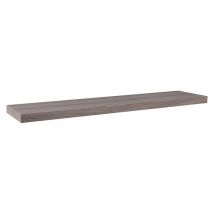 Étagère Murale, Étagère Alvéolée, Étagère En Bois, Étagère Murale, Noyer Gris, 100 X 23 X 3,8 Cm - Minerva