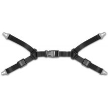 Mentoniera 4 Punti 19 mm – Norme EPI – Adatta a tutti i caschi SCHUBERTH – Regolabile – Colore nero