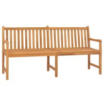 Banco De Jardín Mobiliario De Exterior Para Terraza 180 X 60 X 90 Cm Madera Maciza De Teca 020011272
