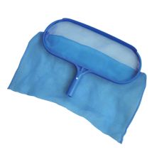 Kokido – Recogehojas de piscina de HDPE y red de PE – Color azul – Compatible con pértiga telescópica