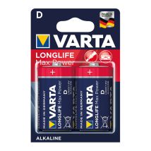 2 Batterie Alcaline Longlife Varta Lr20 Max Power