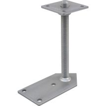 Pitzl Pfostenträger Typ 11013.6200 Eck Zinip Beschichtet Mit Gewindestange