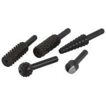 Frese Raspe Raspa Lima Allargatore Wolfcraft Set 5 Pz Per Trapano