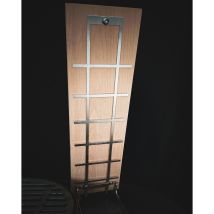 Deinwerk - Flammlachsbrett Für Feuerplatte Aus Massiver Buche Mit Edelstahlbügel