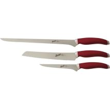Set de cuchillos Berkel – Cuchillo de jamón 28 cm, cuchillo de pan 22 cm, cuchillo de disposición 16 cm – Acero inoxidable
